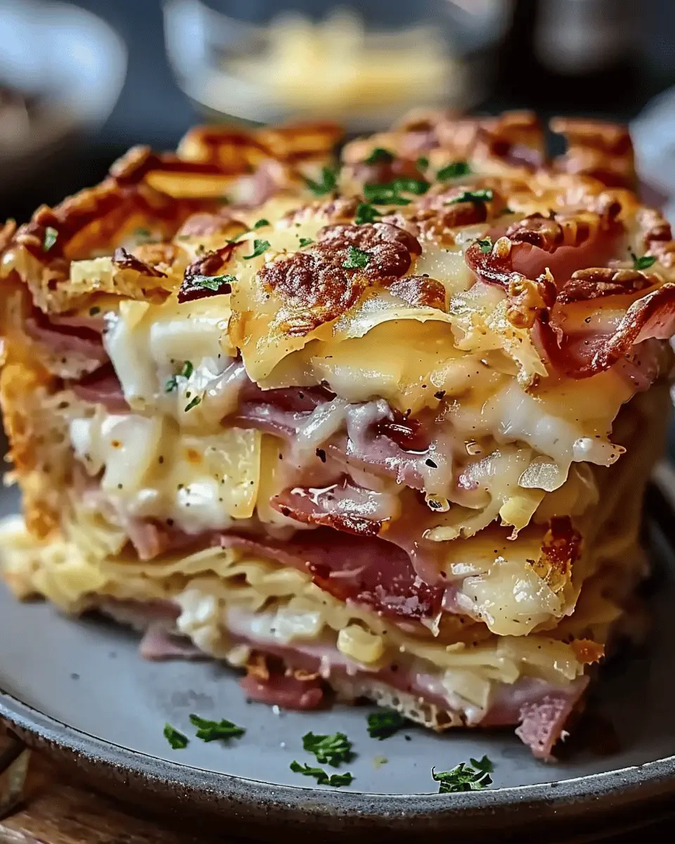 Savory Reuben Bake