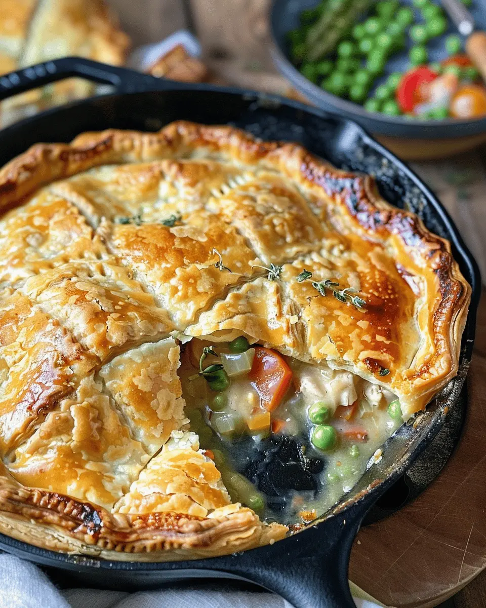 Skillet Chicken Pot Pie