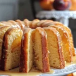 Southern Peach Buttermilk Pound Cake