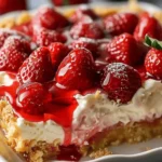 Strawberry Cheesecake Dump Cake