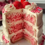 Strawberry & Cream Layer Cake