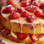Strawberry Lemonade Buttermilk Cake