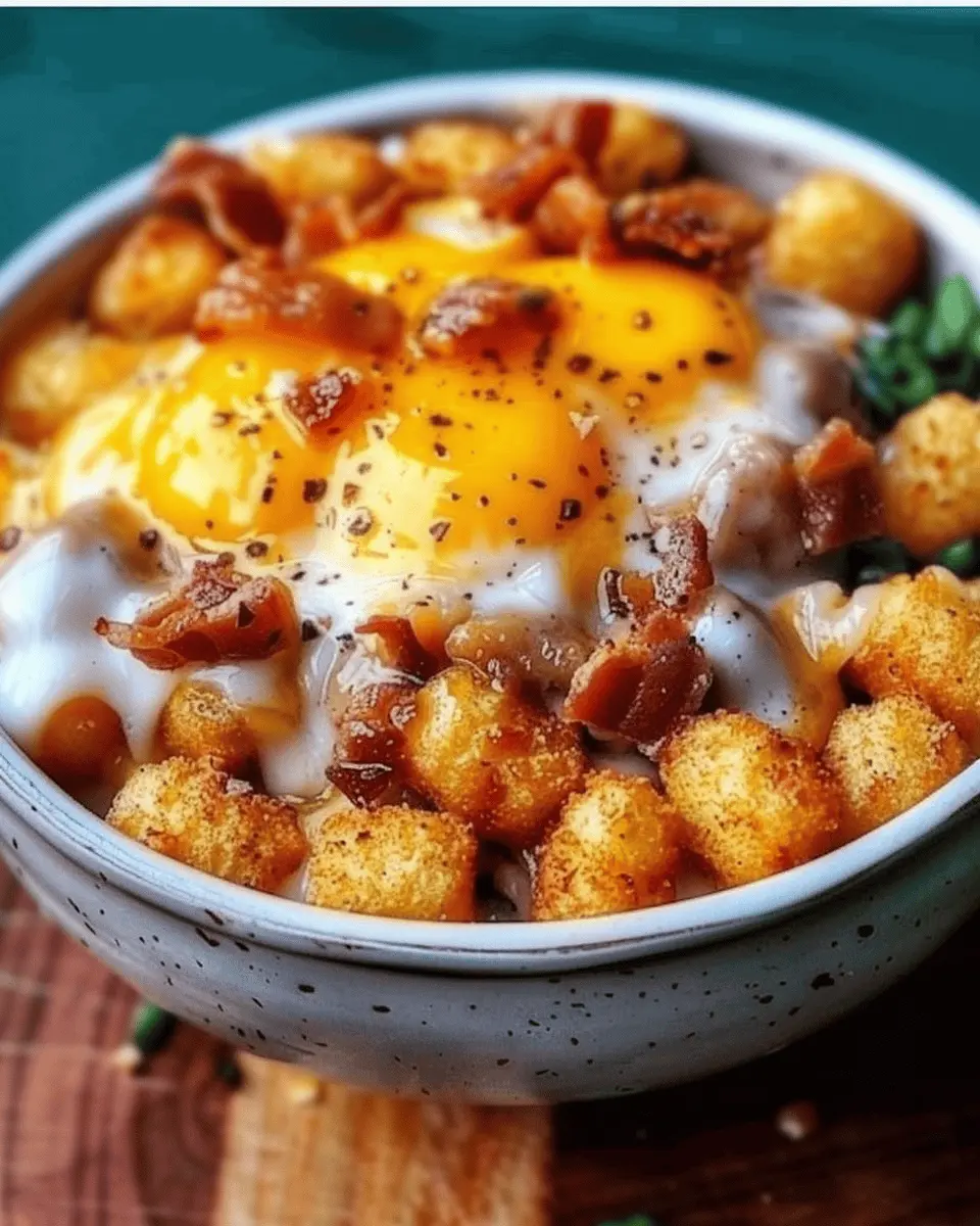 Tater Tot Breakfast Bowl