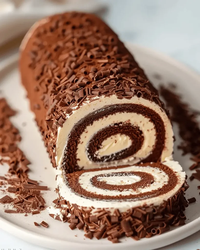 The Best Chocolate Swiss Roll Cake