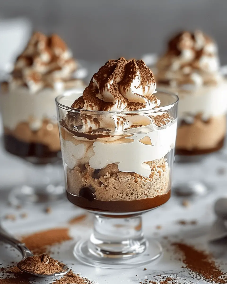 Tiramisu Parfait Cups