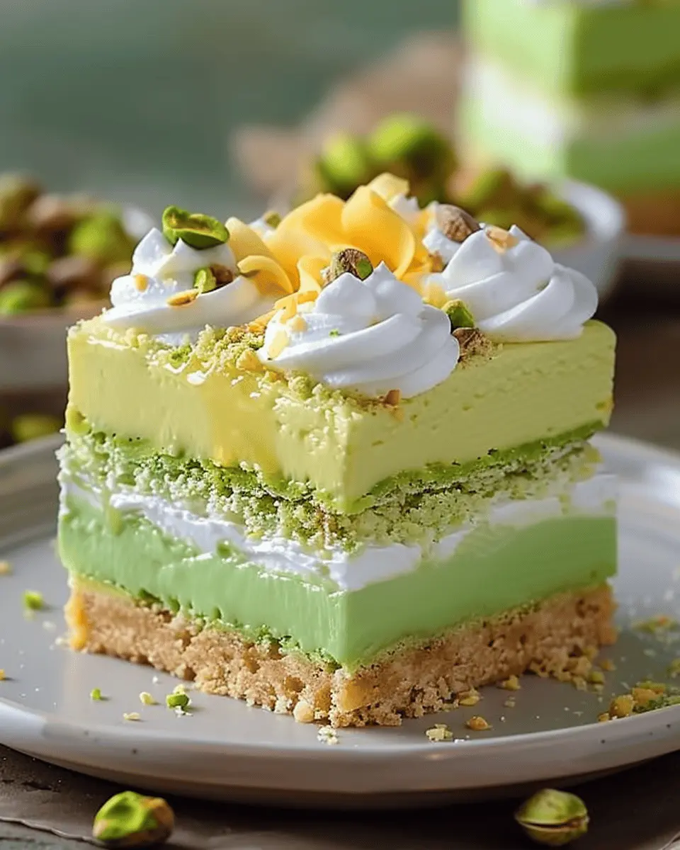 Tropical Pistachio Bliss Cake