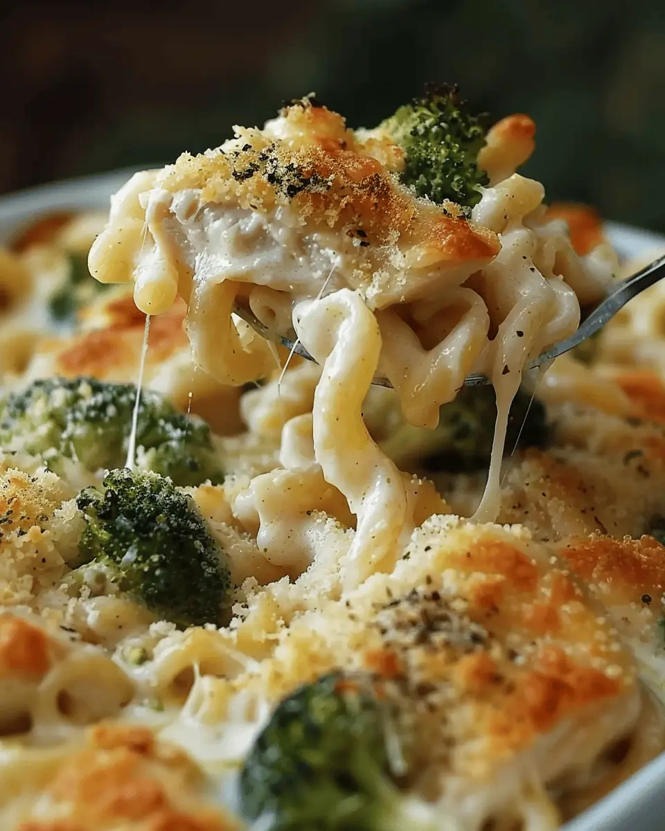 Cheesy Baked Chicken and Broccoli Alfredo Pasta: Easy Family Delight