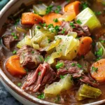 Slow Cooker Corned Beef & Cabbage Stew – A Hearty Comfort Dish You’ll Love