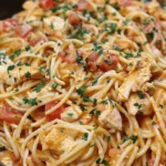 Easy Chicken Spaghetti