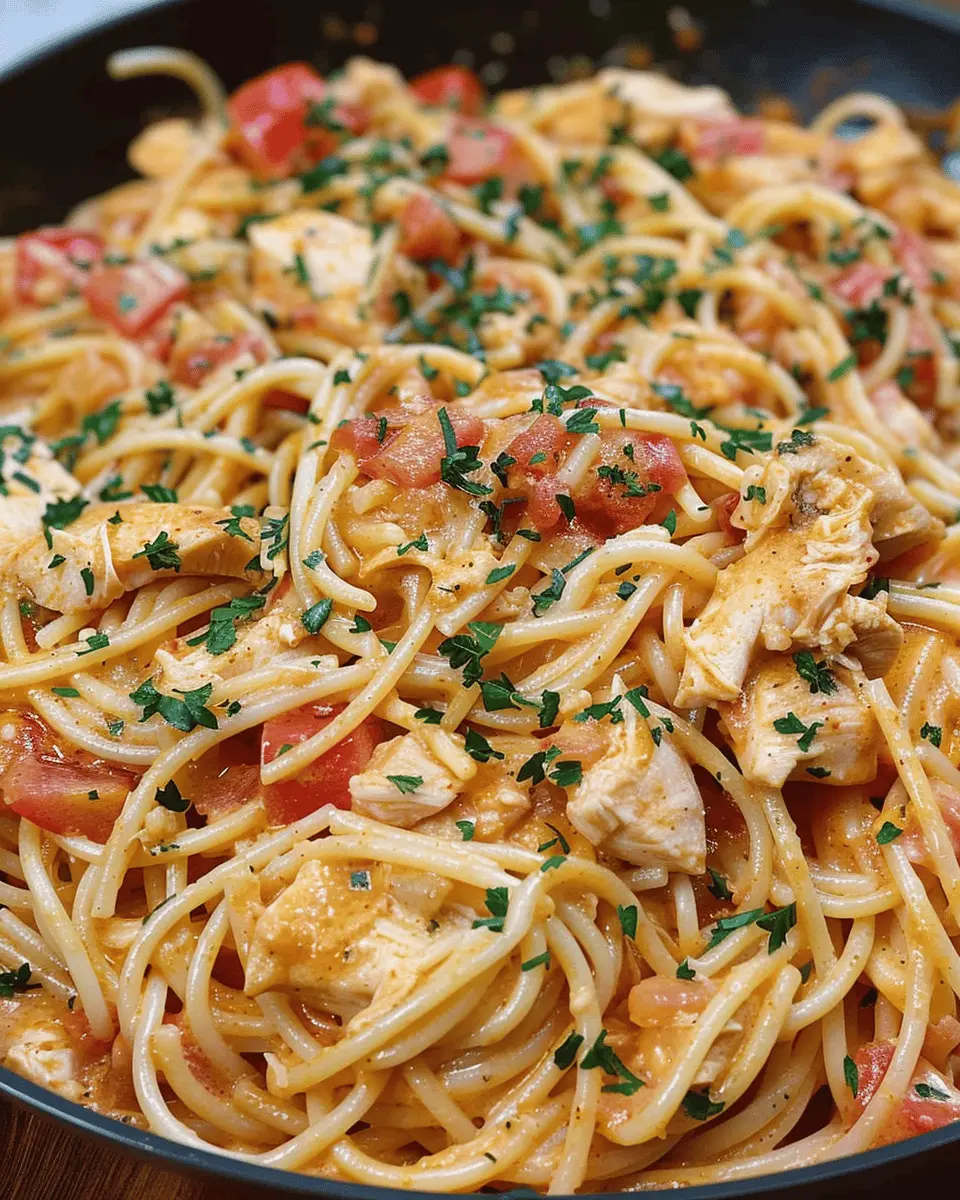 Easy Chicken Spaghetti