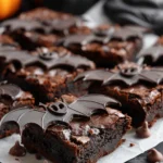 Halloween Bat Brownies