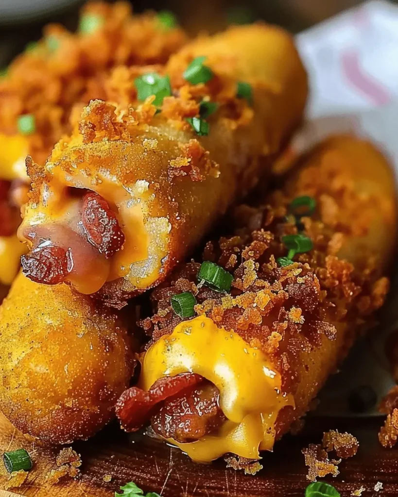 Deep-Fried Turkey Bacon Cheeseburger Corn Dogs