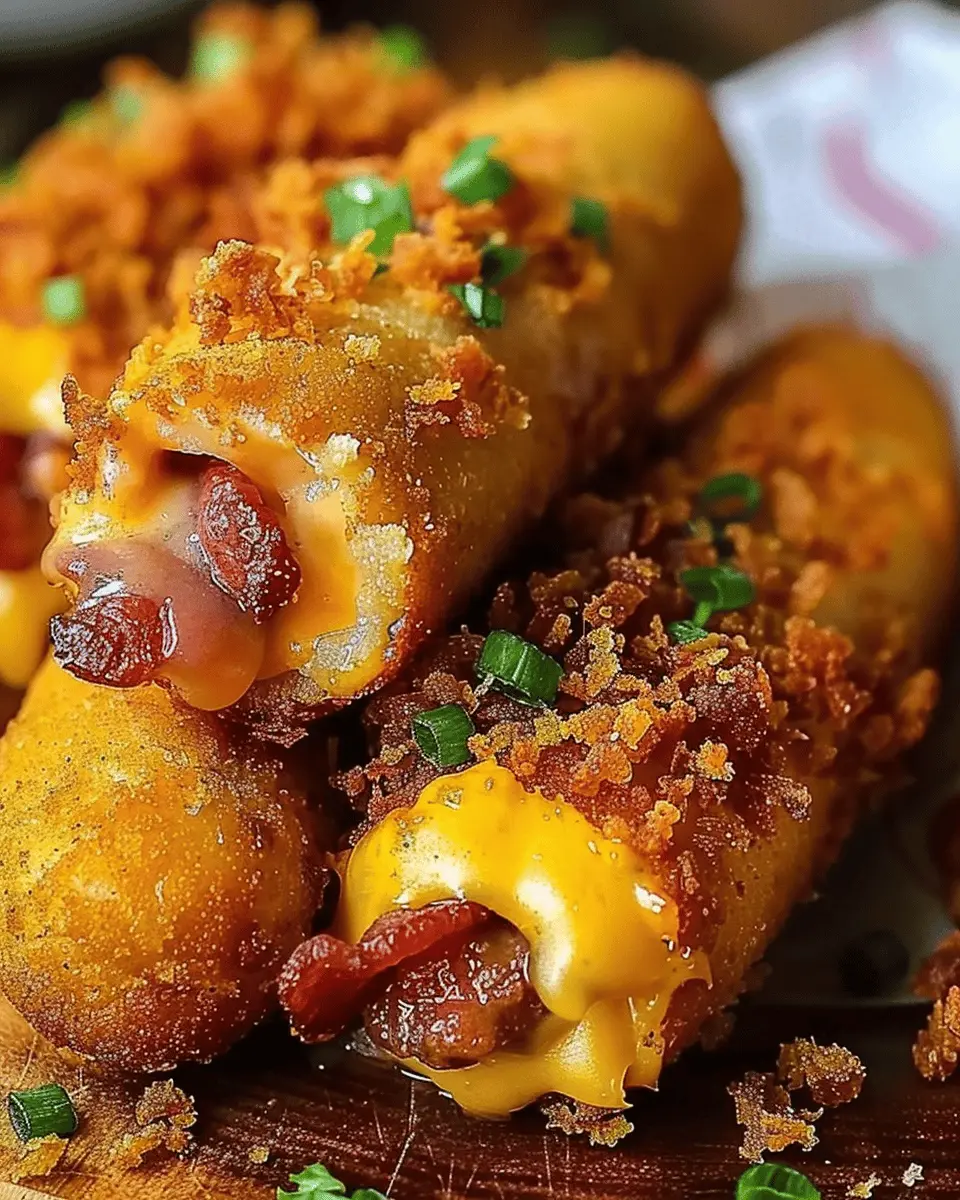 Deep-Fried Turkey Bacon Cheeseburger Corn Dogs
