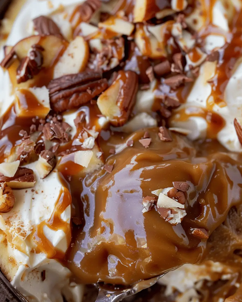 caramel apple cheesecake dip