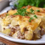 Hamburger Potato and Cheese Casserole