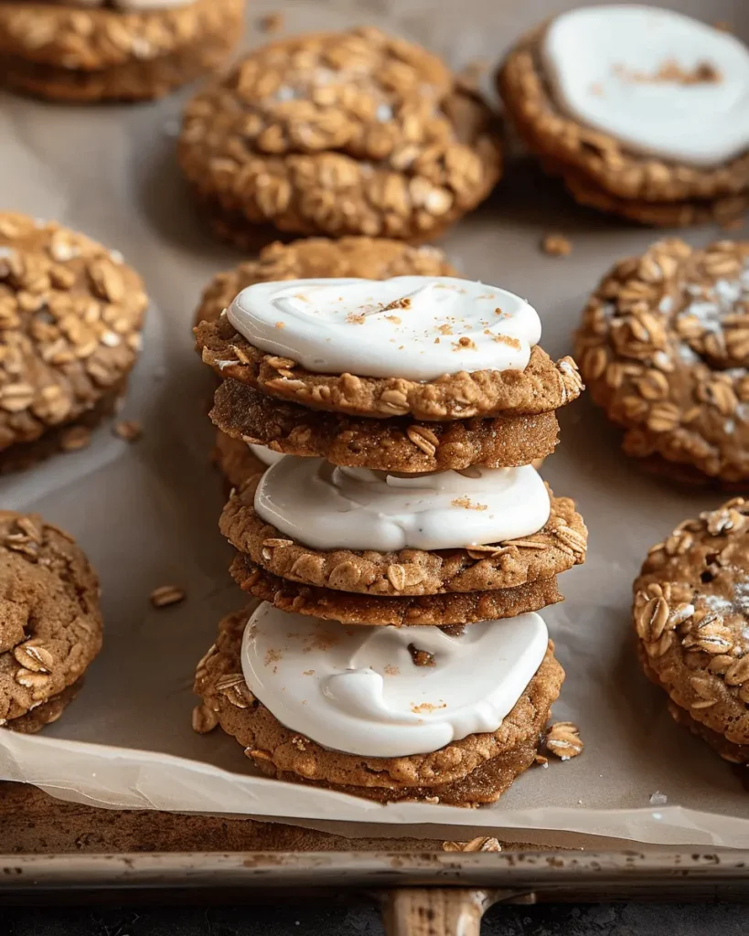 Pumpkin Spice Oatmeal Cream Pies