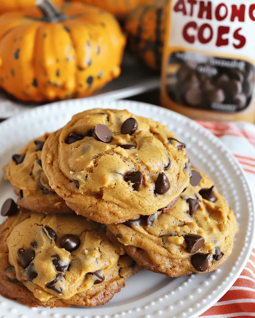 Pumpkin Chocolate Chip Cookies (Soft Batch)