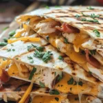 Chicken Bacon Ranch Quesadilla