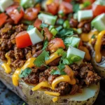 Taco Loaded Baked Potatoes