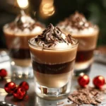 Christmas Chocolate Kahlua & Baileys Pudding Shots