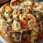 Stuffed Seafood Bread Bowl