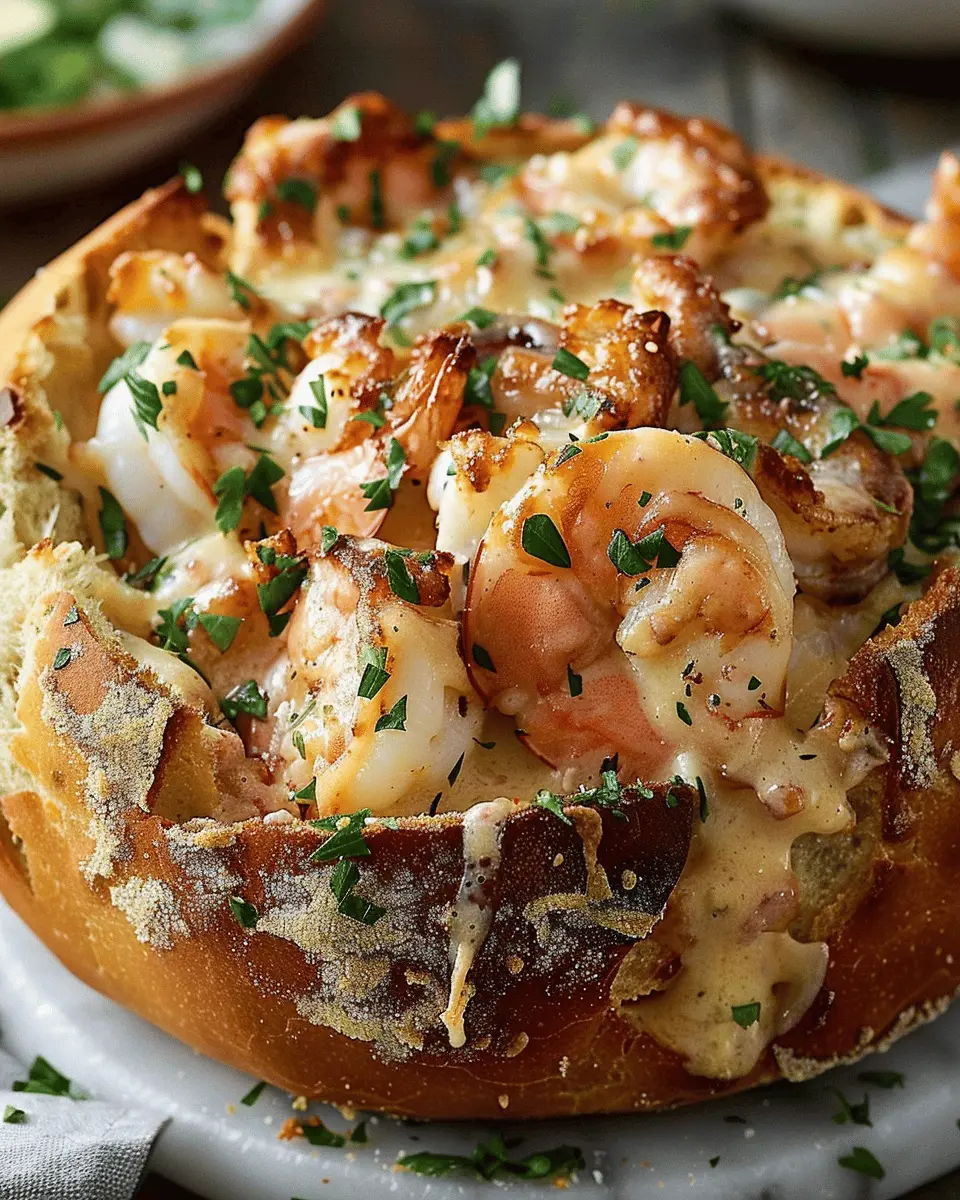 Stuffed Seafood Bread Bowl