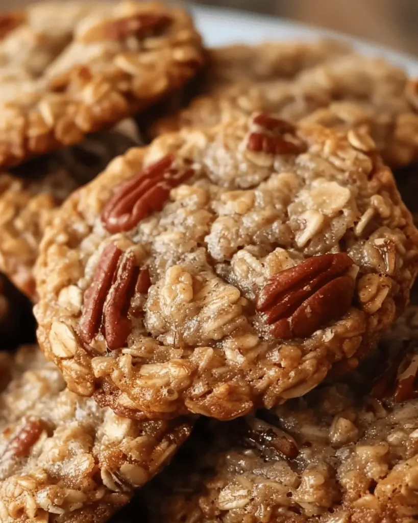 Brown Sugar Pecan Oatmeal Cookies