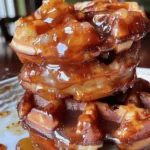 Apple Fritter Waffle Donuts