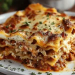 Parmesan Garlic Bacon Lasagna