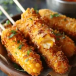 Crispy Cheesy Corn Sticks Recipe