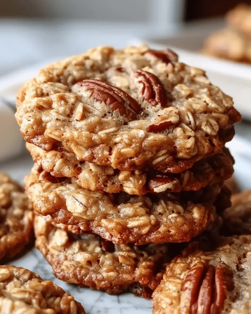 Brown Sugar Pecan Oatmeal Cookies
