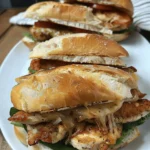 Garlic Parmesan Chicken Sandwiches