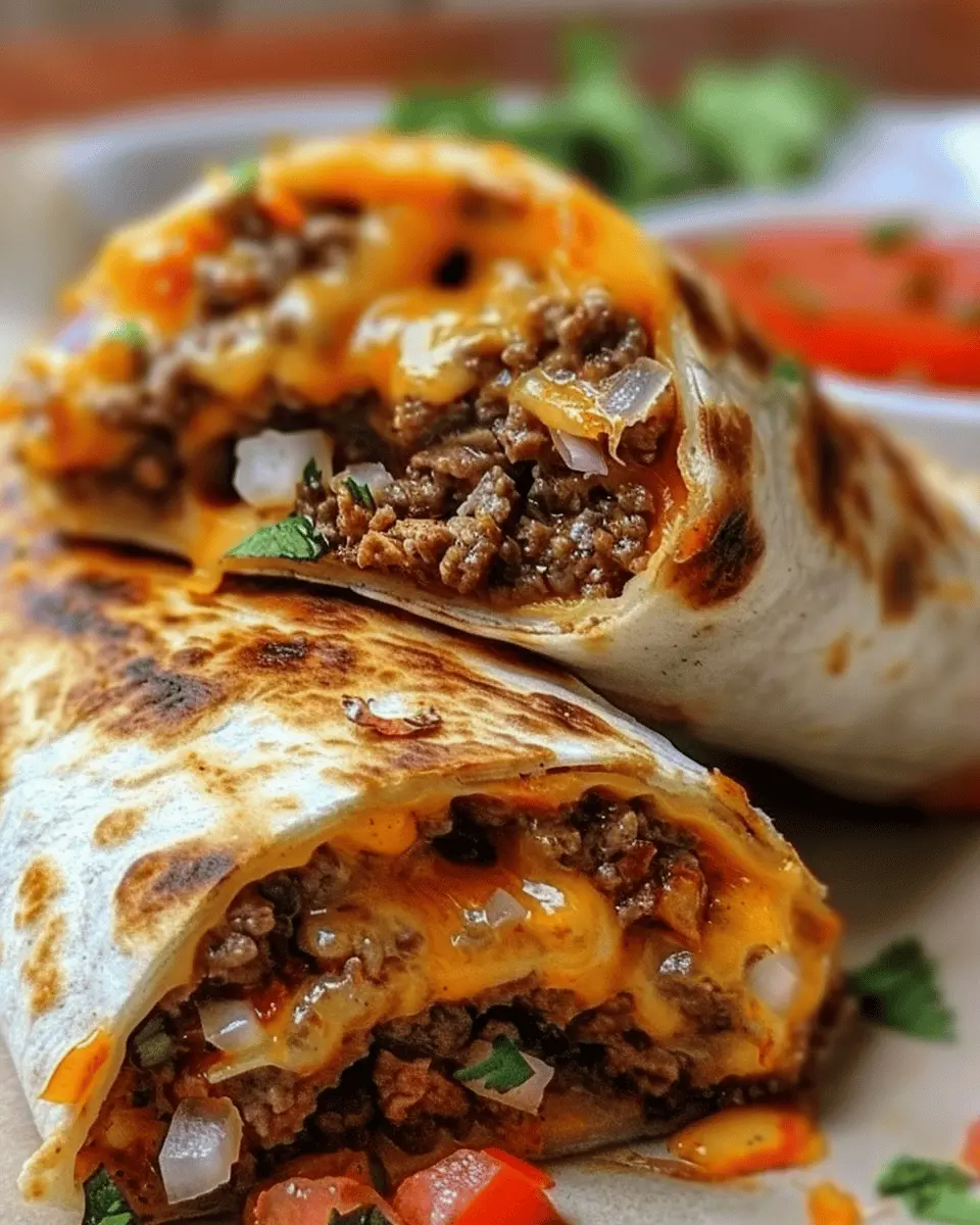 Nacho Cheese Beef Wrap Recipe
