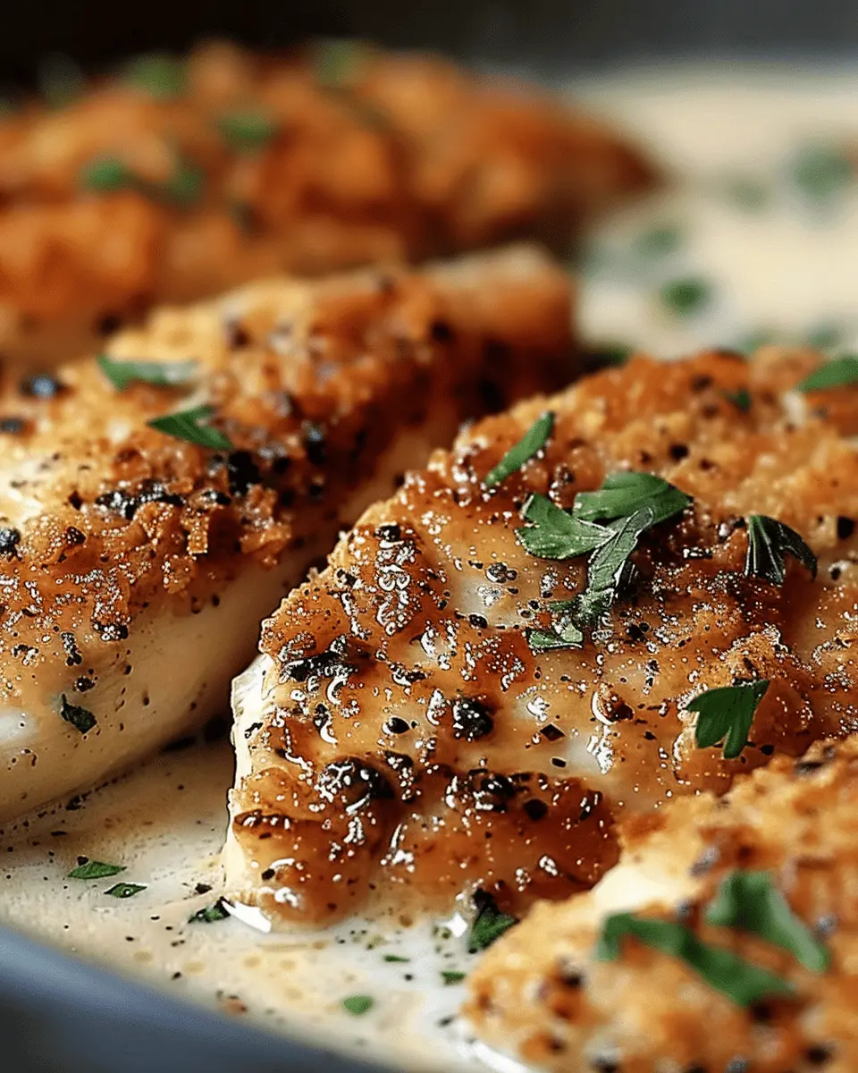 Parmesan Crusted Chicken Garlic