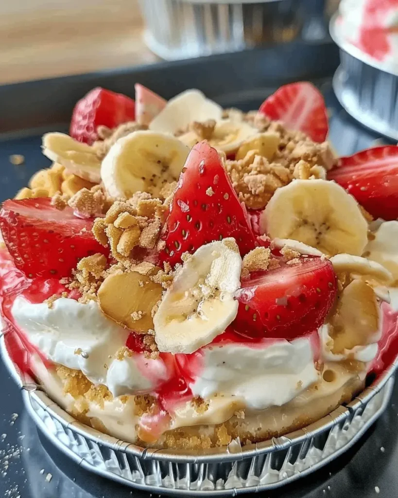 Strawberry Cheesecake Banana Pudding
