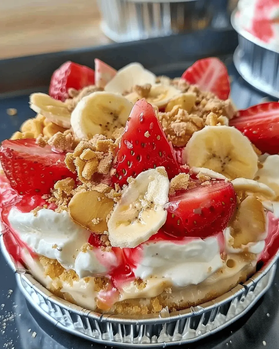 Strawberry Cheesecake Banana Pudding