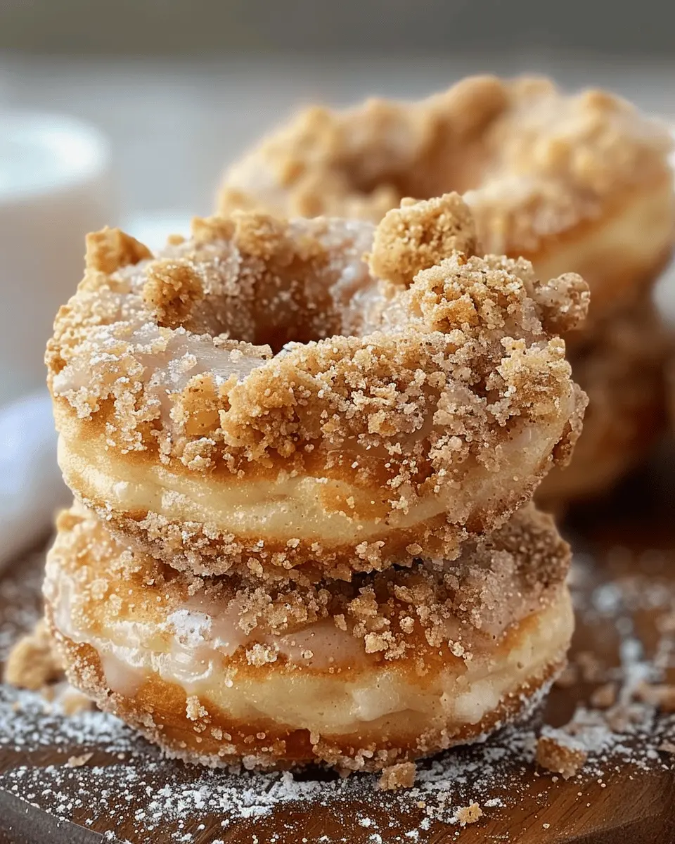 Easy Baked Apple Crumb Donuts
