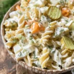 Creamy Dill Pickle Pasta Salad – A Potluck Must That Everyone Loves