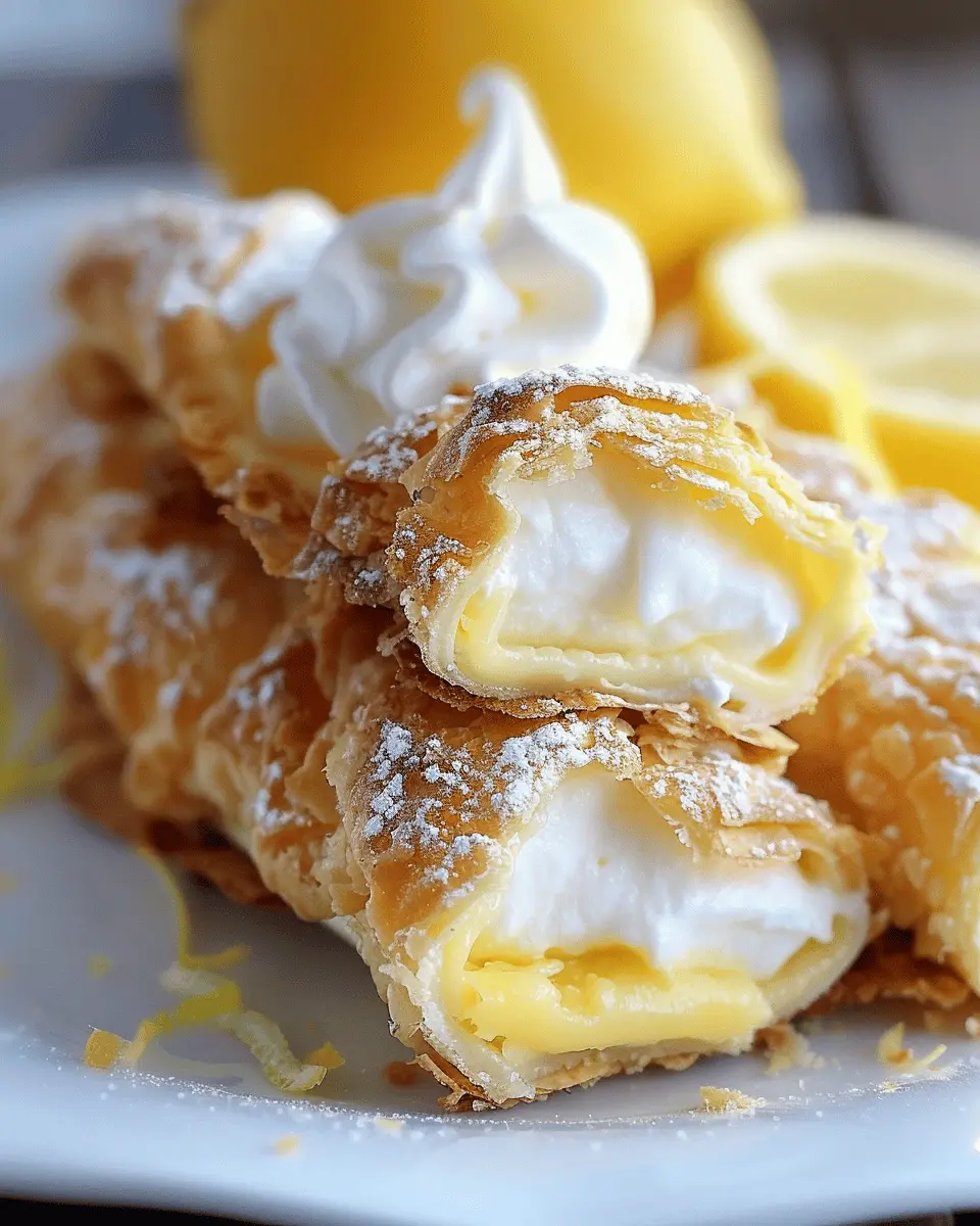 Lemon Meringue Pie Cannoli: A Delightful Twist on Two Classic Favorites