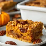 Pumpkin Oatmeal Dump Cake