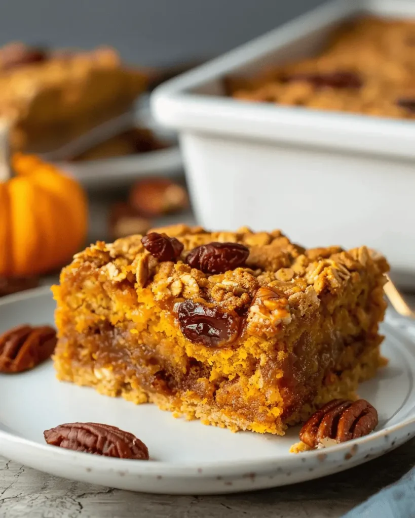 Pumpkin Oatmeal Dump Cake