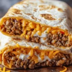 Cheesy Taco Bell Quesarito