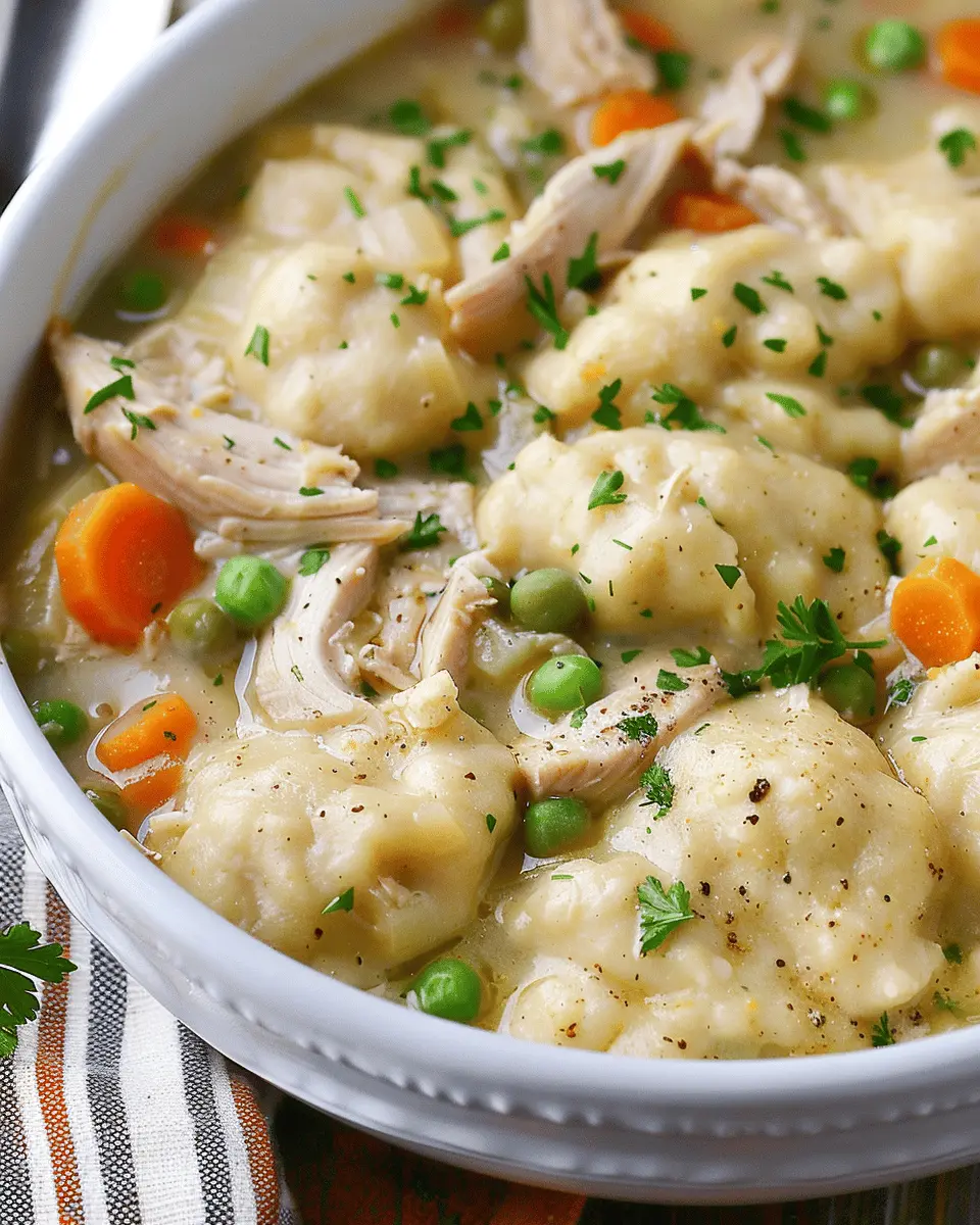 Crock Pot Chicken and Dumplings