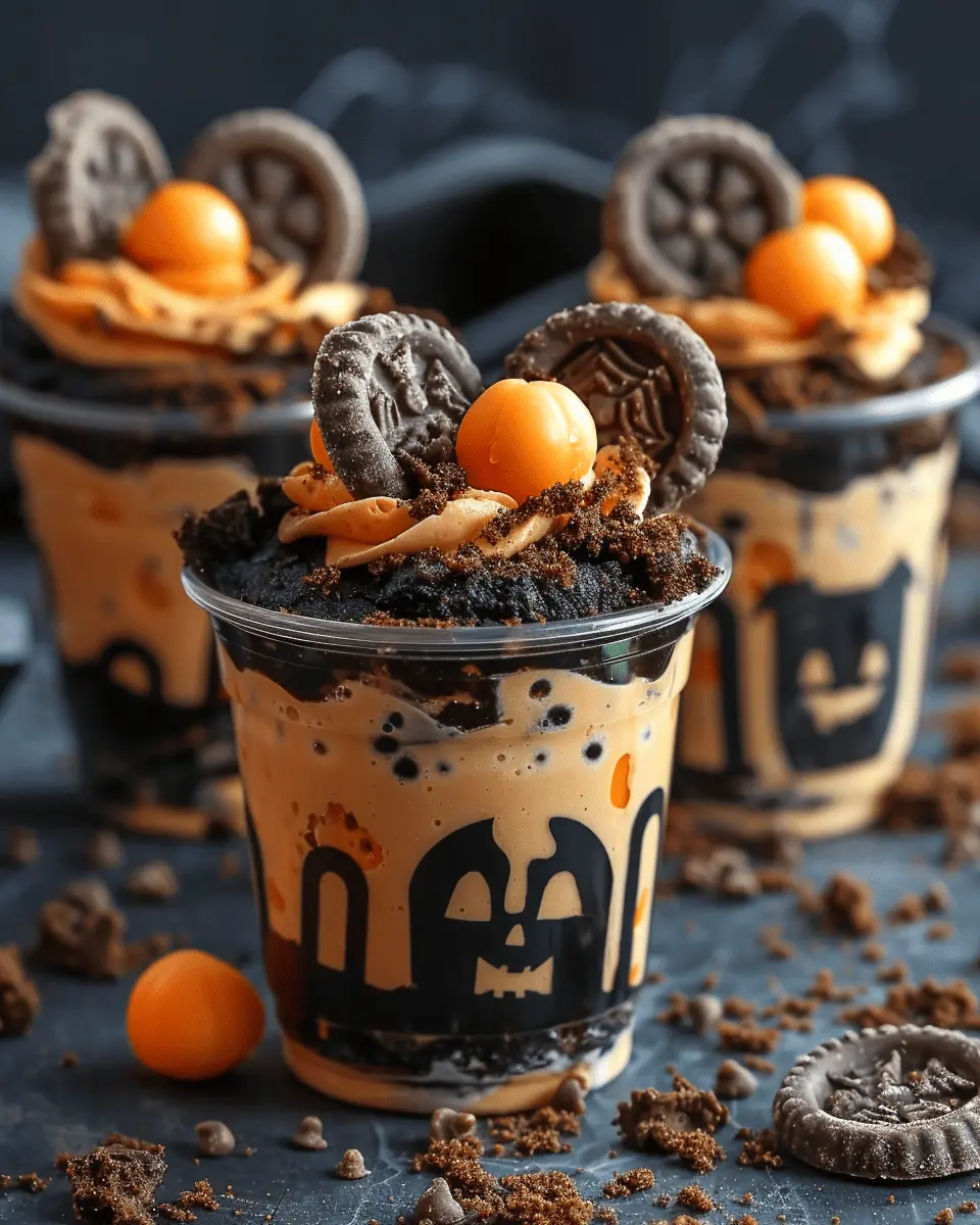 Halloween Graveyard Dirt Cups