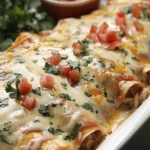 Queso Chicken Enchiladas
