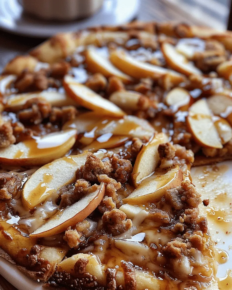 Heavenly Apple Crisp Pizza That Steals the Show