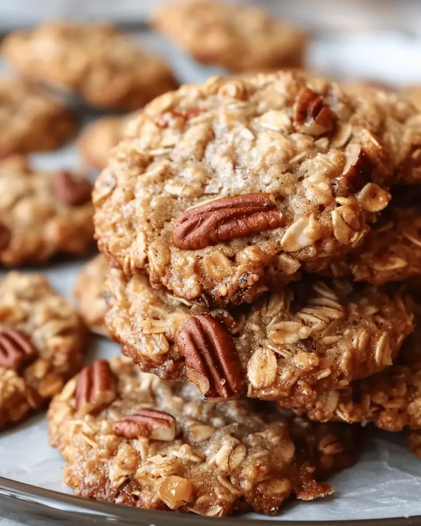 Brown Sugar Pecan Oatmeal Cookies