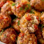 Rotel Cream Cheese Sausage Balls