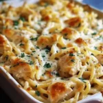 Creamy Chicken Tetrazzini Easy Cheesy Pasta Bake
