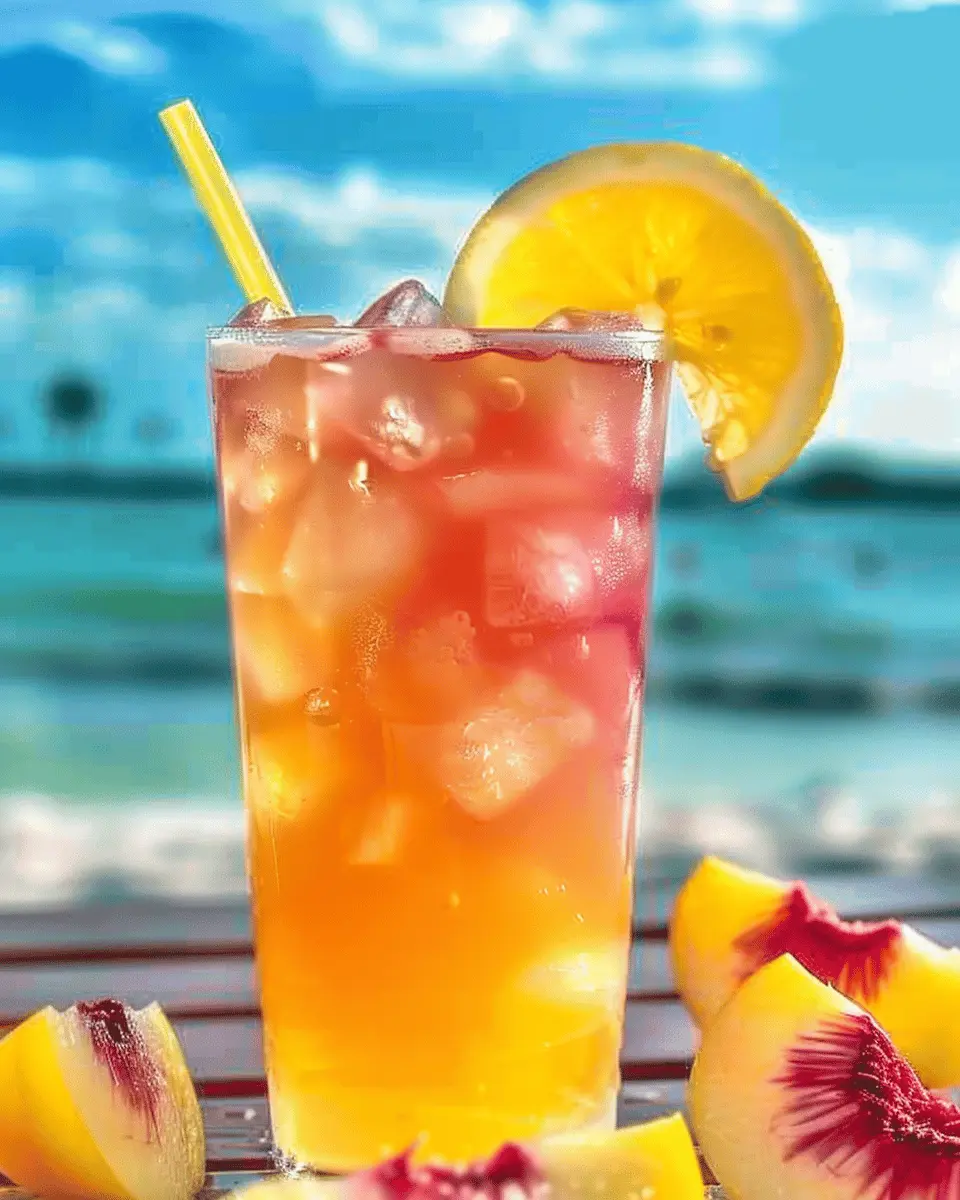 Beach Peach Lemonade